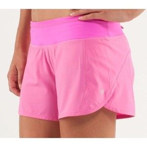 Lululemon Turbo Run Short Pow Pink Light 12